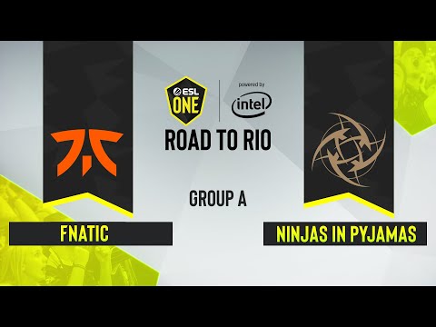 CS:GO - Ninjas in Pyjamas vs. Fnatic [Overpass] Map 1 - ESL One: Road to Rio - Group A - EU