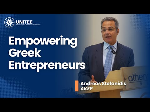 Empowering Greek Entrepreneurs | Andreas Stefanidis, President of AKEP