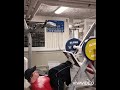 180kg single leg press 5 reps for 5 sets under 90 degrees