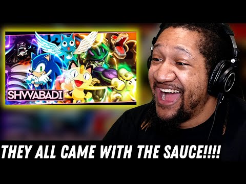 Reaction to BEASTS OF ANIME RAP CYPHER VOL. 2 || Shwabadi ft. Rustage, Zach B, GameboyJones, & more!