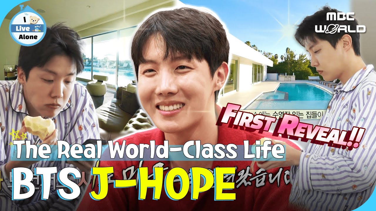 [SUB] The Real World-Class Life✨From Pool to Studio, J-Hope's Awesome House in LA🏠 #JHope #BTS