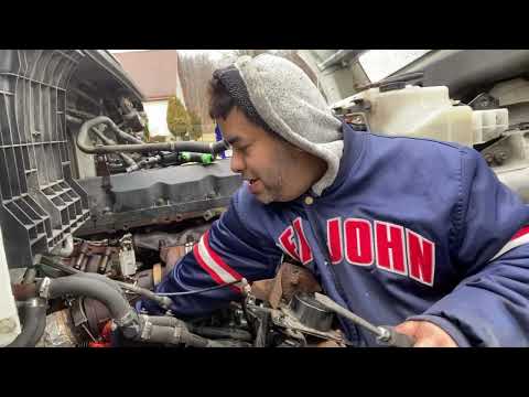 Volvo Vnl d13 egr cooler replacement @truckingwithnick69