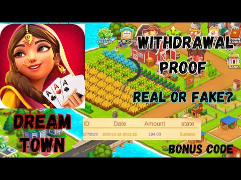 , title : '🔥 Dream Town Withdrawal Proof | Farm Game Earn Real Money | Dream Town | Risk Free Earning Game 💰'