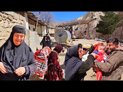 🥺Grandma's bitter goodbye to her 6-month-old grandson 😭💔 | Hard move to the mountains