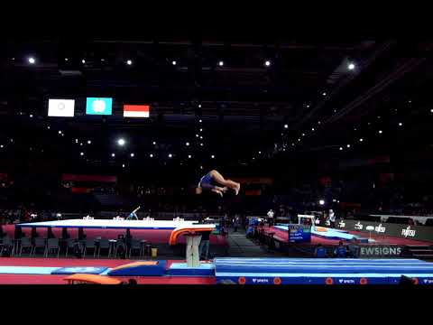 GODOY Cloe (PAN) - 2019 Artistic Worlds, Stuttgart (GER) - Qualifications Vault 1