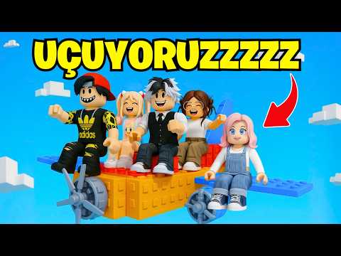 WE BUILD OUR OWN PLANE AND FLY THE FAREST 💥ROBLOX BUILD A PLANE