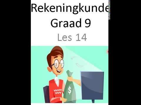 REKENINGKUNDE GRAAD 9: 28 Mei 2020 - periode 4 (28094)