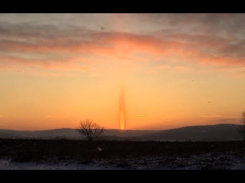 Cazenovia Father Captures Extremely Rare Sun Pillar