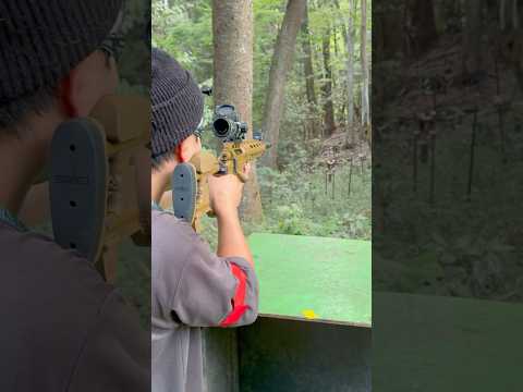 スズキさんにめちゃデカスナイパー借りてみた　#shorts #short #airsoft #スナイパー