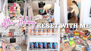 AFTER *VACATION* RESET // EXTREME LAUNDRY MOTIVATION & GROCERY HAUL // CLEAN WITH ME AFTER VACATION