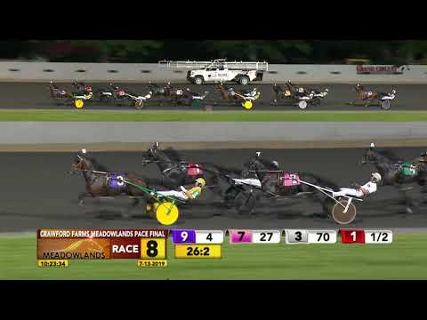 CRAWFORD MEADOWLANDS PACE - RACE 8 - JULY 13, 2019