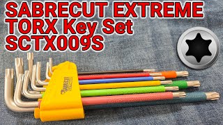 Sabrecut Extreme Torx key set coloured SCTX009S Cheap but powerful