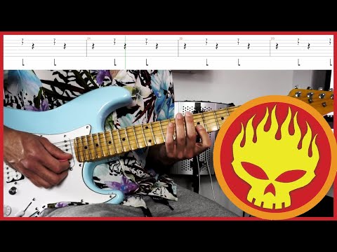 THE OFFSPRING - Pretty Fly (GUITAR COVER + TAB) 🎸 For A White Guy |Lesson|