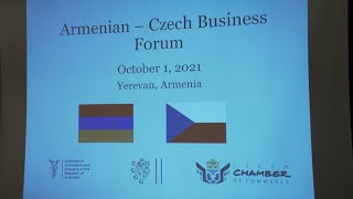 Remarks by Foreign Minister of Armenia Ararat Mirzoyan at the opening of the Armenian-Czech business forum