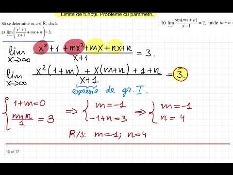 Limite de functii. Parametri.