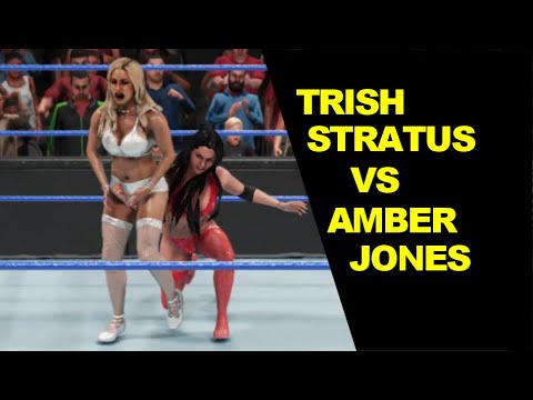 WWE 2K19 Trish Stratus vs Amber Jones - Knockout Match
