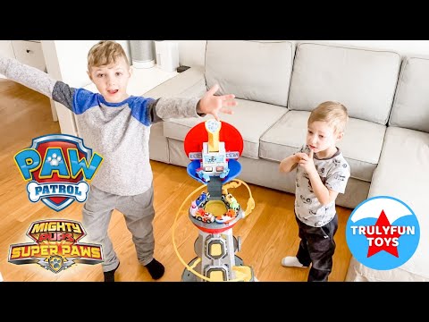 Wyatt & Ryan's Mighty Pup Power! Fun Paw Patrol Toy Learning Video for Toddlers and Kids