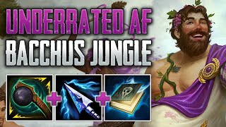 UNDERRATED GUARDIAN JUNGLE! Bacchus Jungle Gameplay (SMITE Conquest)