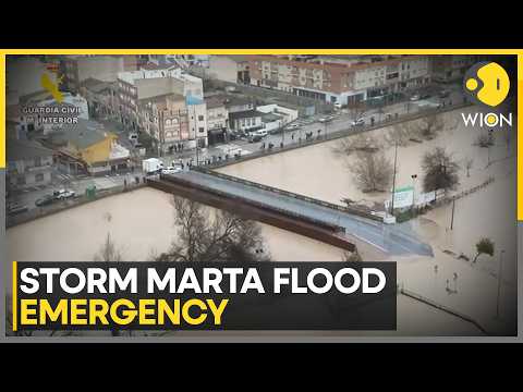 Storm Marta Triggers Flood Emergency Across Southern Europe | WION