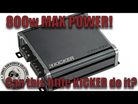 AD-1 Amp Dyno Kicker CXA400.1D by Jones Subwoofer Solutions JSS