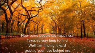 Barry Manilow - I can&#39;t smile without You with Lyrics