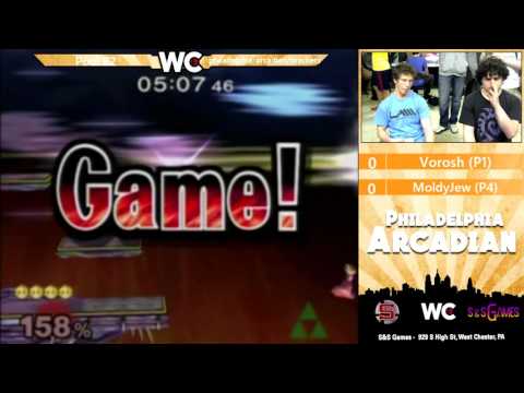 The Philadelphia Arcadian: Vorosh (Peach/Fox) vs MoldyJew (Sheik) - Pools