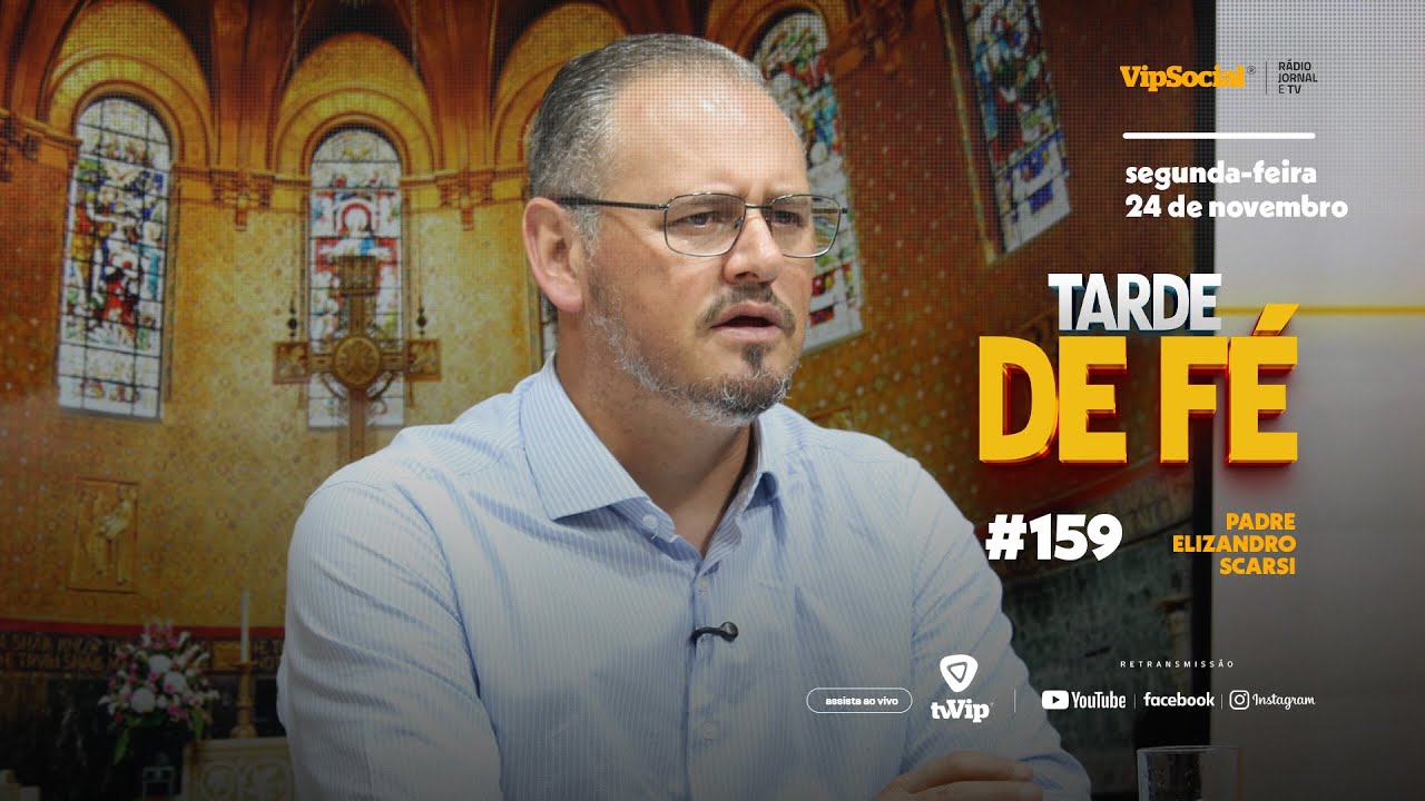 Acompanhe um momento de fé, oração e reflexão com Padre Elizandro, trazendo esperança para sua tarde