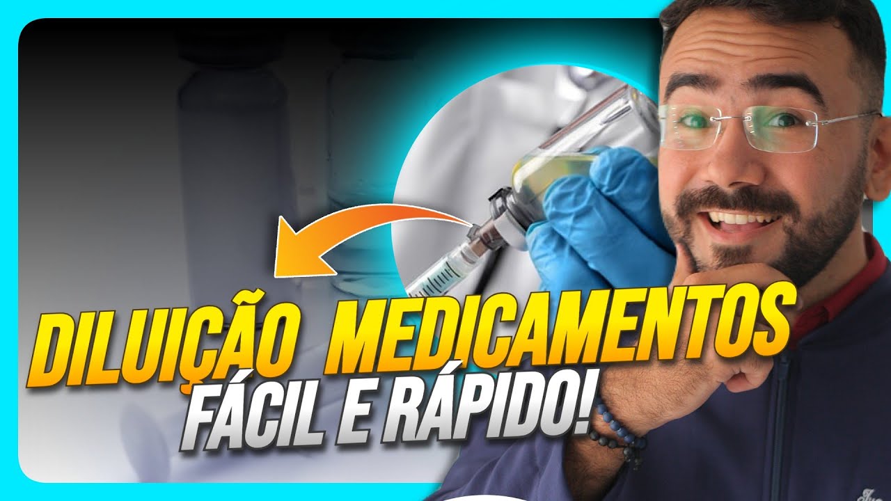 DILUIÇÃO DE MEDICAMENTOS: COMO FAZER A DILUIÇÃO DA FORMA CERTA? (FÁCIL)