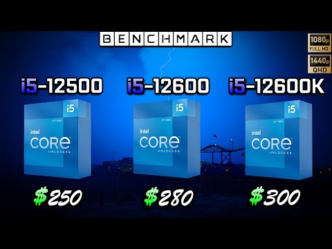 Intel i5 12500 vs i5 12600 vs i5 12600K // Benchmark // Test in 7 Games