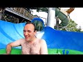 Riding The Surge Water Slide At Hersheypark Boardwalk