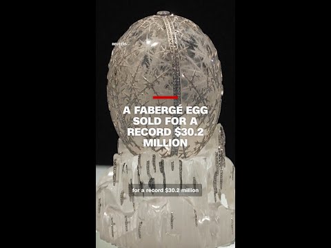 A Fabergé egg sold for a record $30.2 million