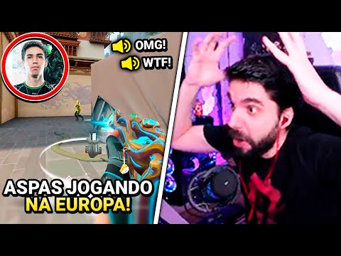 GRINGOS FICAM IMPRESSIONADOS COM JOGADA DO @aspaszin ! PAVA INCONFORMADO COM ROUND - VALORANT CLIPS