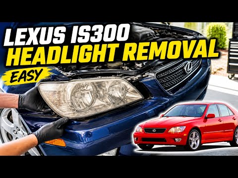 How to Remove A Lexus Is300 Headlight