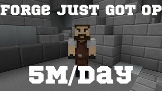 Afk forge JUST GOT OP 5M/Day (Hypixel skyblock)