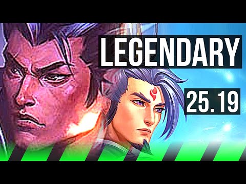 XIN ZHAO vs MASTER YI (JGL) | Legendary | KR Master | 25.19