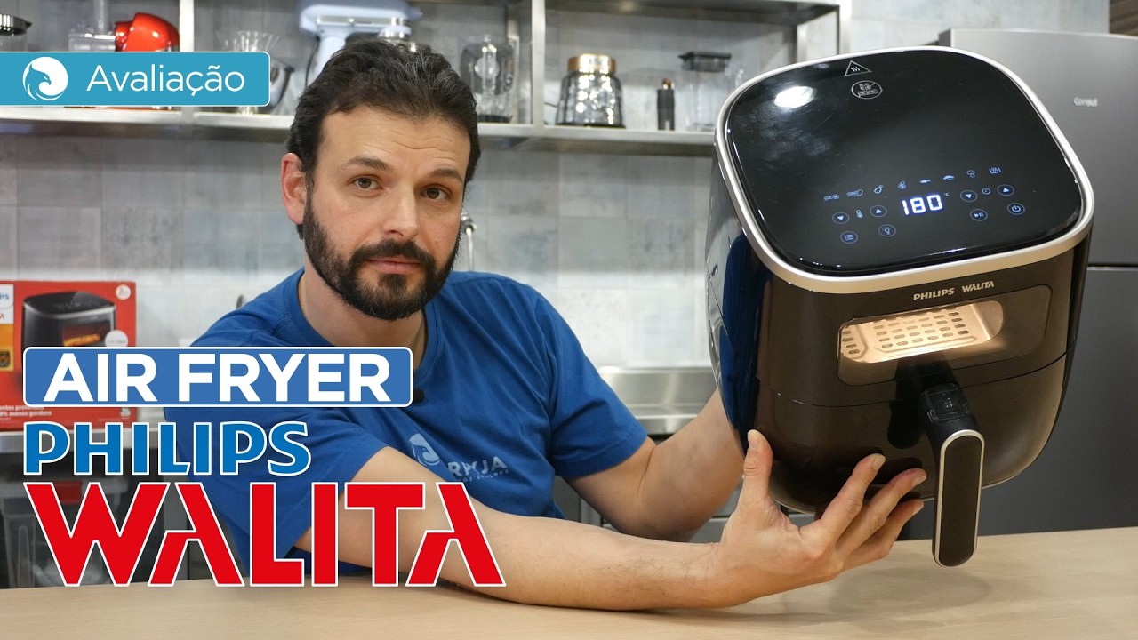 AIR FRYER com JANELA da PHILIPS WALITA! Testamos a HD9257 | Avaliação da Harpyja