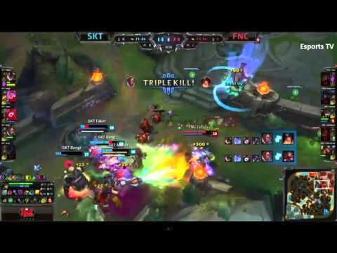 MSI Pentakill footage with crowd audio FNC vs SKT