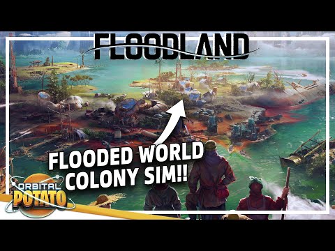 SUPER UNIQUE City Builder! - Floodland FULL RELEASE - Colony Sim & Resource Management Game