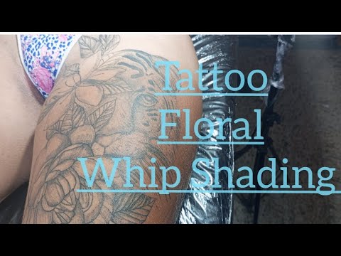 Tattoo floral Whip Shading Leo Colin Colin Tattoo floral