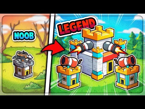 I Upgraded TOWERS To LEGENDARY Levels in Hexguardian