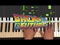 Back To The Future Theme Song Piano Tutorial Lesson
