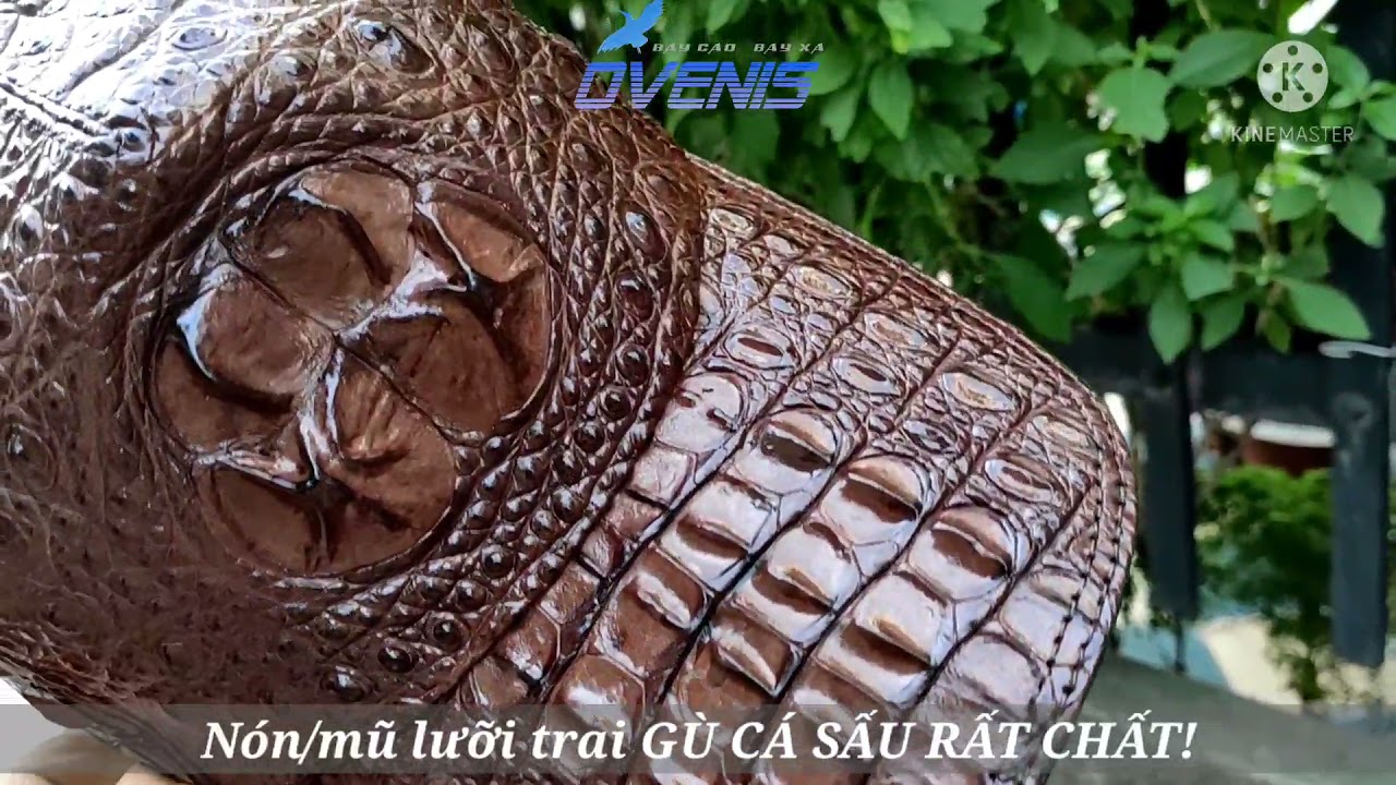 Nón/ mũ da cá sấu thật [NÓN LƯỠI TRAI CAO CẤP]