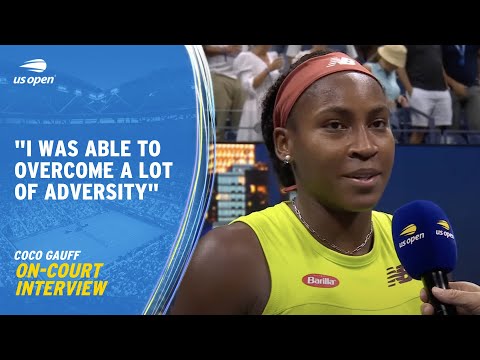 Coco Gauff On-Court Interview | 2023 US Open Round 1