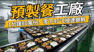 狂飆的2000億美金市場！揭秘每分鐘80萬份便當背後的自動化黑科技#預製菜 #中央廚房 #食品工業