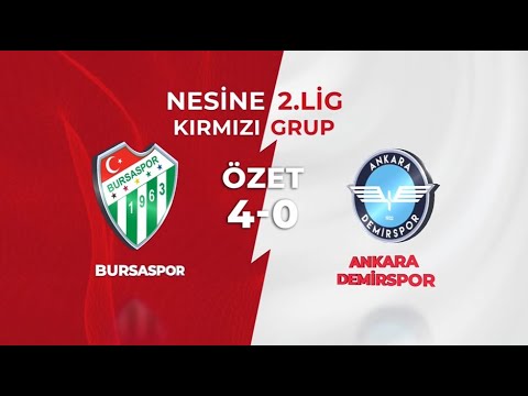 Bursaspor 4-0 Ankara Demirspor | Maç Özeti