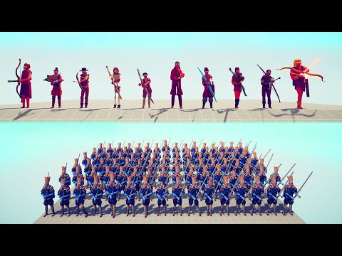 ALL ARCHER UNIT vs 100x EVERY MELEE UNITS 2 | TABS - Totally Accurate Battle Simulator