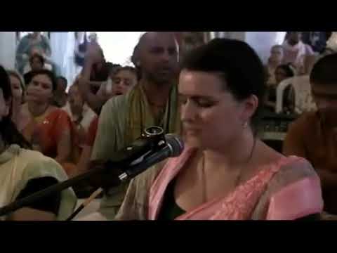 Kirtan Mela Mayapur 2013 Day 2   HG Nadia Mani Tulsi Madhvi mataji