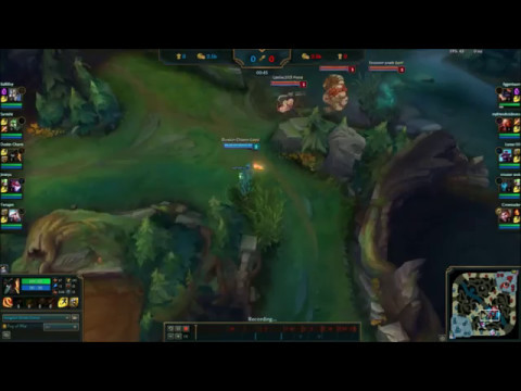 Gangplank lvl 1 Outplay Insane Flash Mechanics