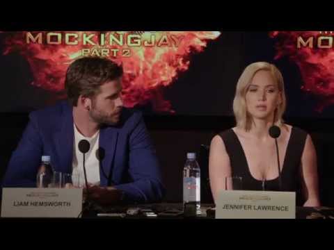 The Hunger Games: Mockingjay Part 2: Press Conference - Jennifer Lawrence, Josh Hutcherson