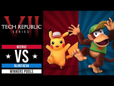 Tech Republic VII: Pools - BMS| Neeroz (Pikachu) Vs Blunt4eva (Diddy Kong)